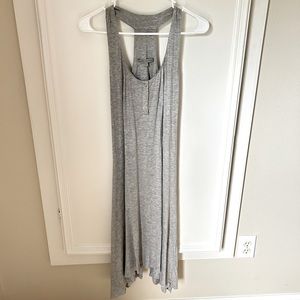 People Like Frank Gray Racer Back Sleeveless Dress Small S Casual Swing